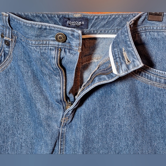 👢SONOMA denim skirt Size 10 - Picture 5 of 7